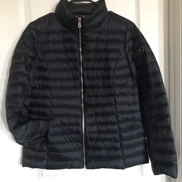 SOLD❣️❣️Kate Spade Black Puffer Hooded Jacket includes package quilted bag - Picture 11 of 16